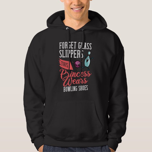 Bowling Ball  Pin Alley  Bowler Player Hoodie (Vorderseite)