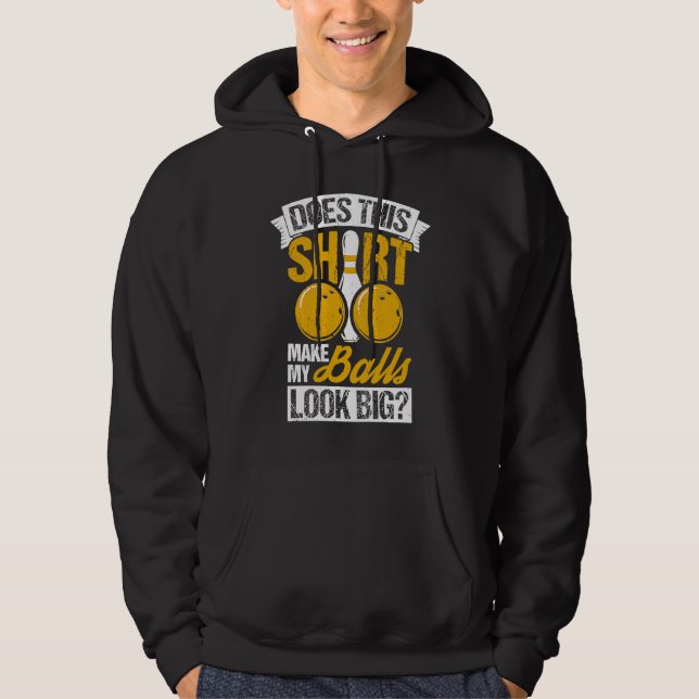 Bowling Ball Pin Bowler Strike Bowling Fanatic Bow Hoodie (Vorderseite)