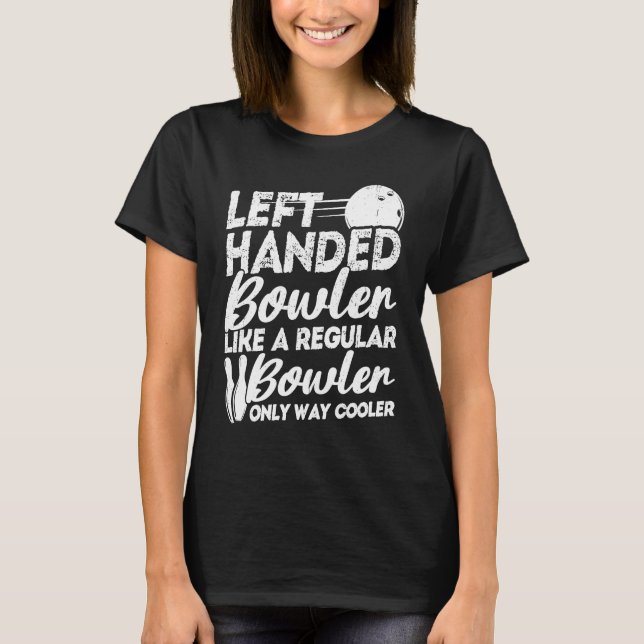 Bowling Ball Pin Bowler Strike Bowling Fanatic Bow T-Shirt (Vorderseite)