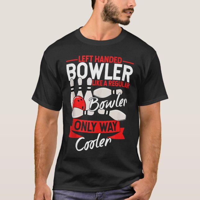 Bowling Ball Pin Bowler Strike Bowling Fanatic Bow T-Shirt (Vorderseite)