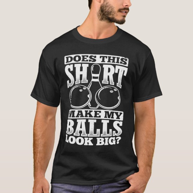 Bowling Ball Pin Bowler Strike Team Bowling Alley  T-Shirt (Vorderseite)