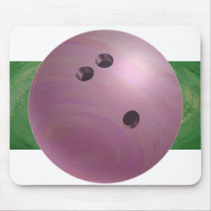 Bowling Ball Pink Mousepad