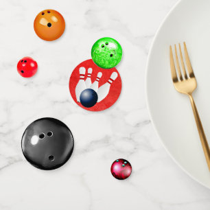 Bowling Ball Themed Geburtstagsparty Confetti Konfetti