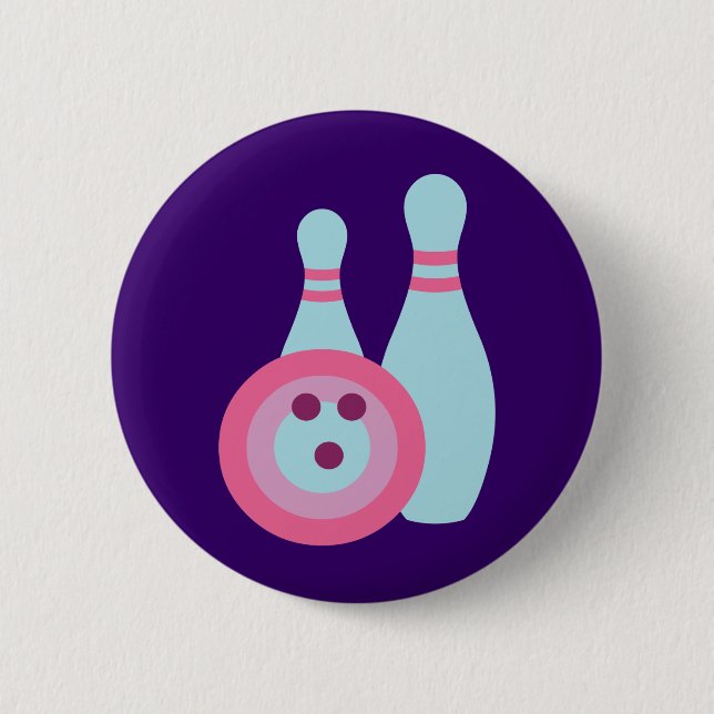 Bowling Ball und Buttone Button (Vorderseite)