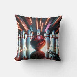 Bowling Ball und Buttone Kissen
