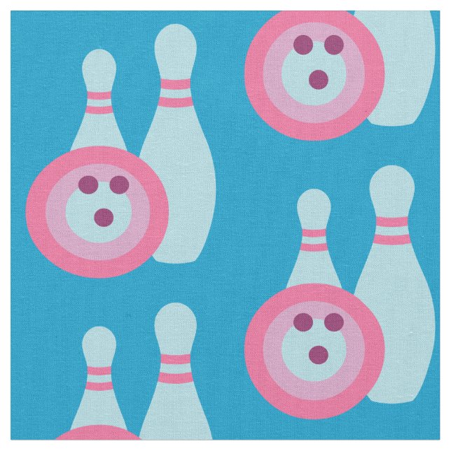 Bowling Ball und Buttone Stoff (Nahaufnahme)