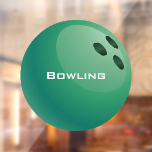 Bowling Ball Window Cloning Fensteraufkleber