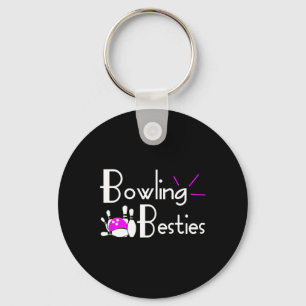 Bowling Besties Best Friends Damenliga Schlüsselanhänger