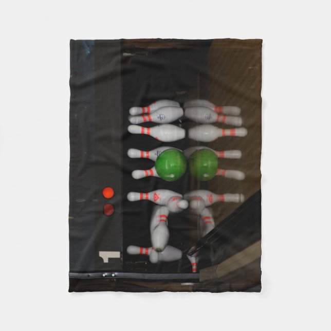 Bowling Blanket Fleecedecke (Vorderseite)