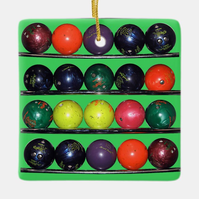Bowling Blitz Keramikornament (Vorderseite)