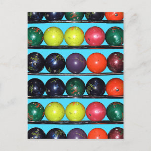Bowling Blitz Postkarte