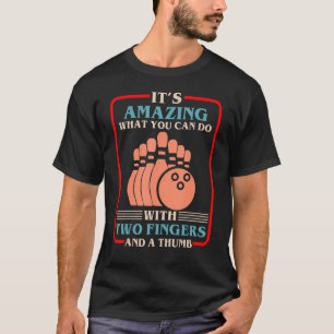 Bowling Bowler Bowling Buttone Spare Strike T-Shirt