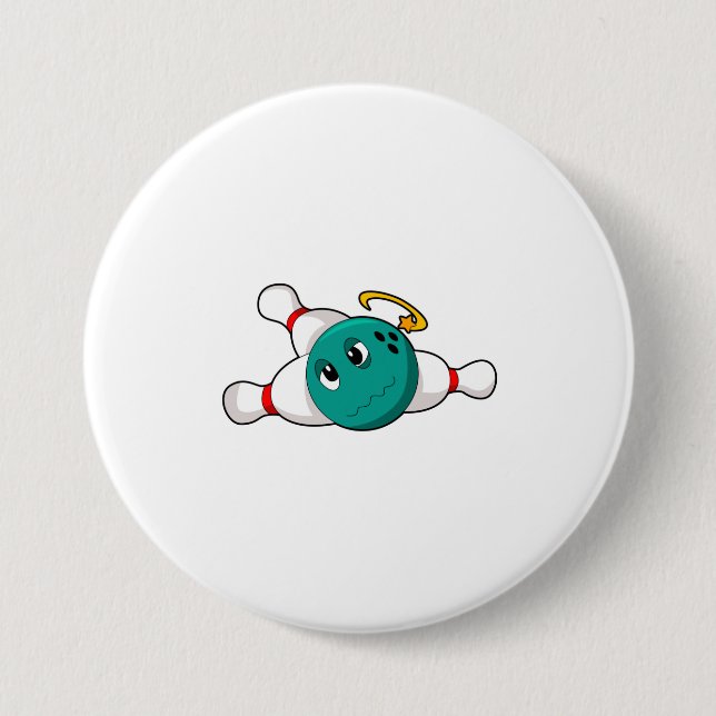 Bowling Bowling ball Bowling Button (Vorderseite)