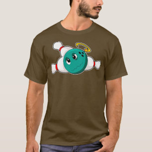 Bowling Bowling Ball Bowling Button T-Shirt