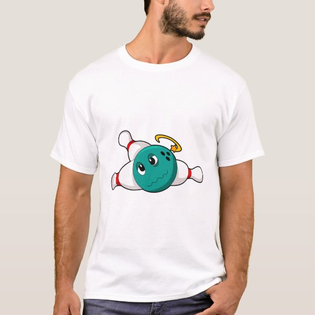 Bowling Bowling ball Bowling pin T-Shirt (Vorderseite)