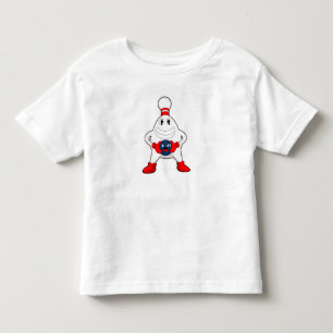 Bowling Bowling Button Bowling Kleinkind T-shirt