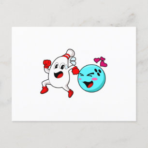 Bowling Bowling Postkarte