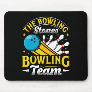 Bowling Bowling Stones Funny Bowlers Bowling L Mousepad
