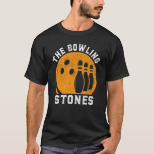 Bowling Bowling Stones Retro Vintag Bowler T-Shirt
