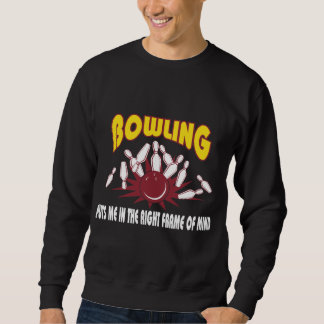 Bowling bringt mich auf die richtige Spur Sweatshirt