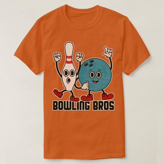 Bowling Bros Team League Alley Ball BowlerBowling T-Shirt (Design vorne)
