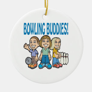 Bowling Buddies Keramikornament