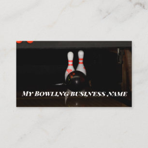 Bowling Business Cards Visitenkarte