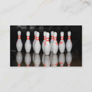 Bowling Business Cards Visitenkarte