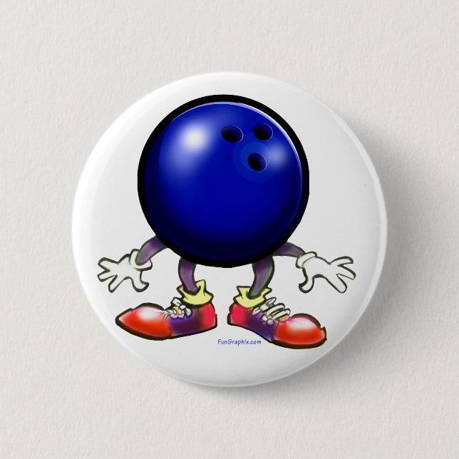 Bowling Button (Vorderseite)