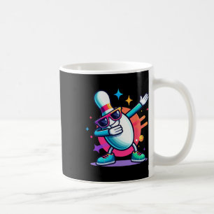 Bowling Button Dabbing Sungles Bowler Player Kinde Kaffeetasse