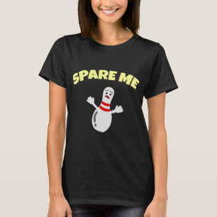 Bowling Button Kostüme Spare Me Tenpins T-Shirt