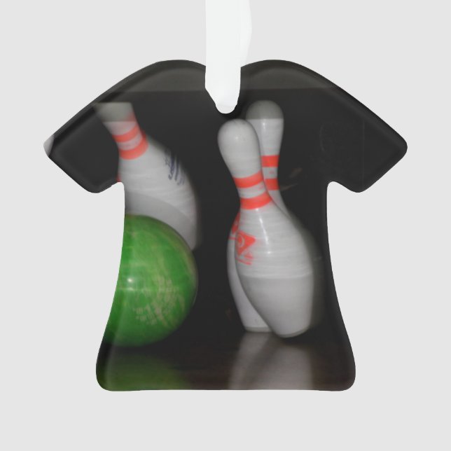 Bowling Button Ornament (Vorderseite)