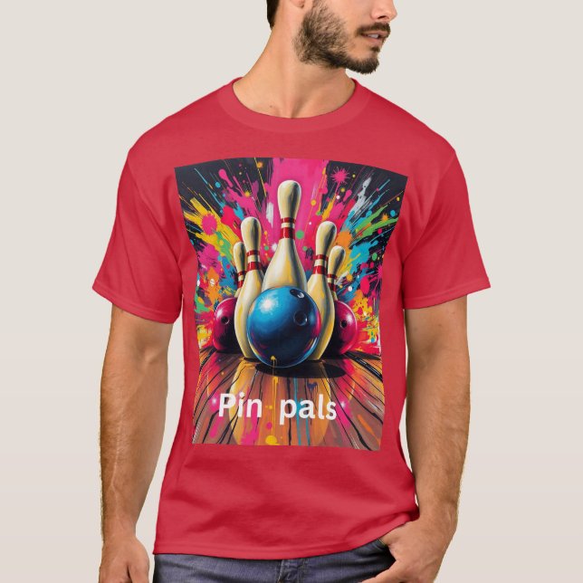 Bowling Button Pals T-Shirt (Vorderseite)