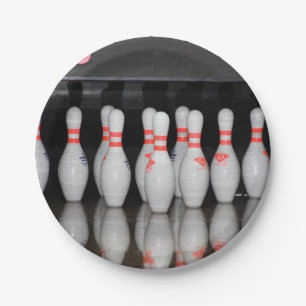 Bowling Button Pappteller