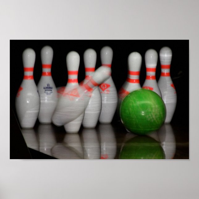 Bowling Button Poster (Vorne)