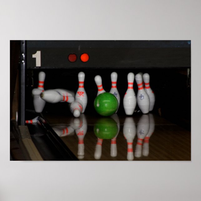 Bowling Button Poster (Vorne)