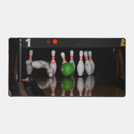 Bowling Button Schreibtischunterlage