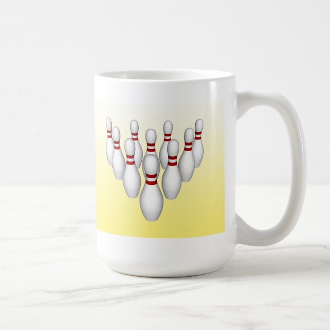 Bowling-Buttone: 3D-Modell: Kaffee-Tasse Tasse (Rechts)