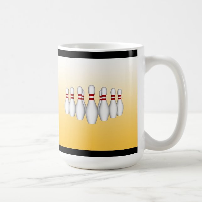 Bowling-Buttone: 3D-Modell: Kaffee-Tasse Tasse (Rechts)