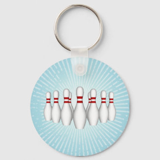 Bowling-Buttone: 3D-Modell: Schlüsselanhänger