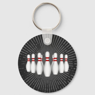 Bowling-Buttone: 3D-Modell: Schlüsselanhänger