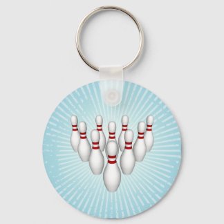 Bowling-Buttone: 3D-Modell: Schlüsselanhänger
