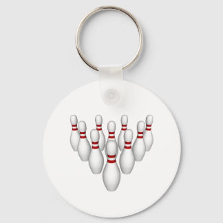 Bowling-Buttone: 3D-Modell: Schlüsselanhänger