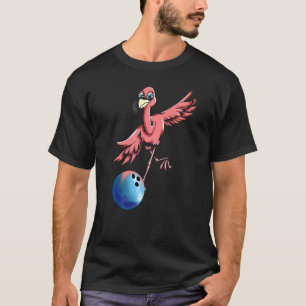 Bowling Buttone Bowling Ball Bowler Bowling Flamin T-Shirt