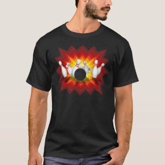 Bowling Buttone Explosion: 3D-Modell:T-Shirt T-Shirt