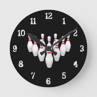 Bowling Buttone: Uhr