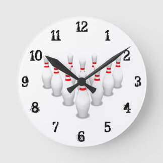 Bowling Buttone: Uhr