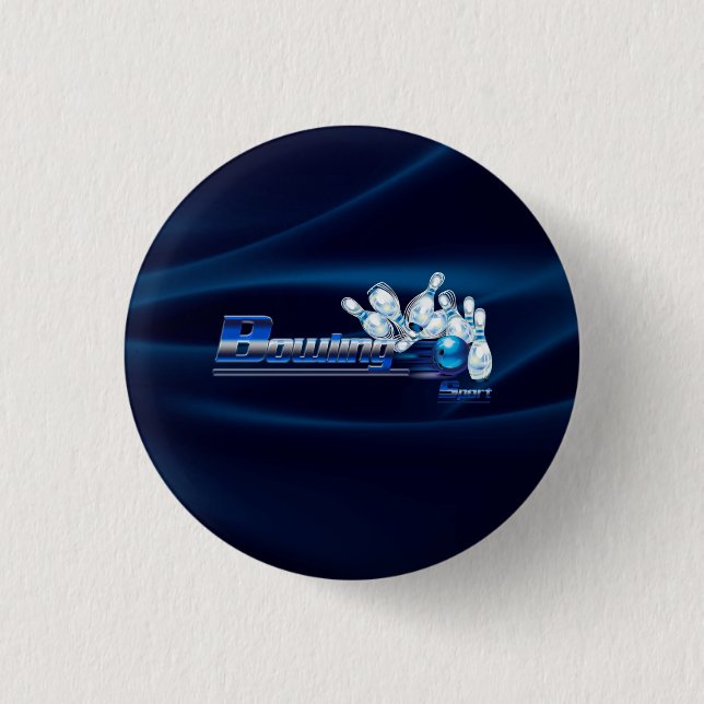 Bowling Buttone und Ball Button (Vorderseite)