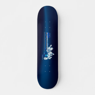 Bowling Buttone und Ball Skateboard
