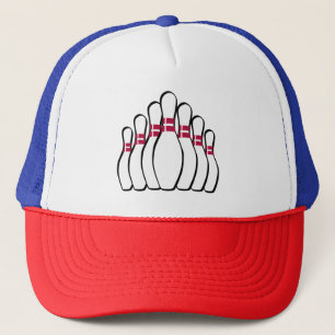 Bowling Buttons Trucker Hat Truckerkappe